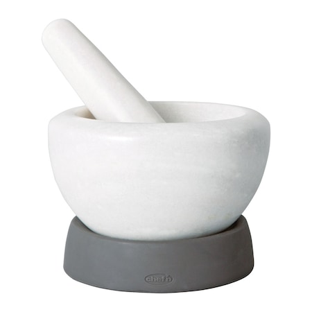 Chef N Chef'n White/Gray Silicone Mortar and Pestle 103-988-354